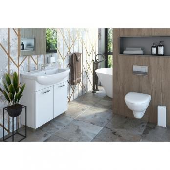 Унитаз подвесной "Элеганс ЛЮКС" дюро м/лифт быстросъемн белый (Rosa)