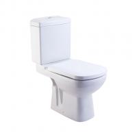 Унитаз-компакт "Домино/К" белый (гор, нижн, дюро м/лифт быстросъемн, 2-кн.арм Уклад) (Kirovit)