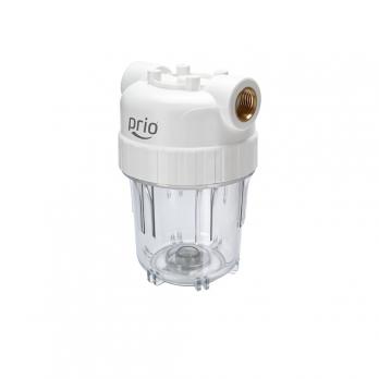 Фильтр магистральный 1/2'' для хол. воды прозр. 5" PRIO (НОВАЯ ВОДА) (AU120 new)