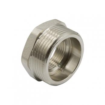 Футорка 1 1/4'' - 3/4'' нар/вн VRT® никель