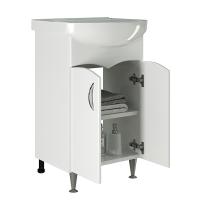 ЯТумба д/ванной "ФОРМАТ-52" под раковину Альфана-52 (ОК) (ПВХ)