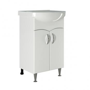 ЯТумба д/ванной "ФОРМАТ-52" под раковину Альфана-52 (ОК) (ПВХ)