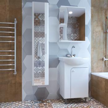 Зеркальный шкаф "Классик-50" правый без подсветки (ПВХ)