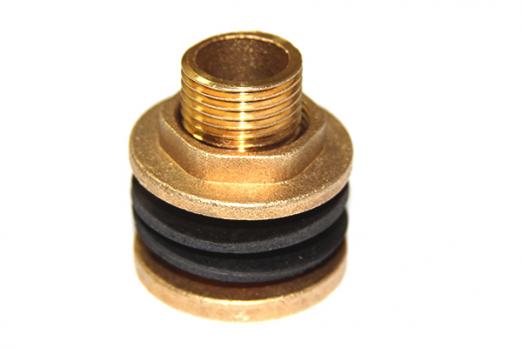 Штуцер сливной 3/4'' ЛАТ LEXLINE