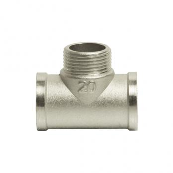 Тройник 3/4'' вн/нар/вн VRT® никель