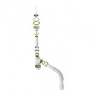 Сифон для умывальника 1 1/4"*40  с гофрой 40*40/50 S1015-АК САНДЕСАНТ