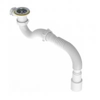 Сифон для душ.поддона 1 1/2*40 с гофро трубой 40*40/50 V120-АК САНДЕСАНТ