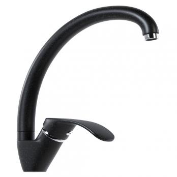 Смеситель для кухни 35к MIXLINE ML-GS02 (308) черный высок. излив