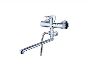 Смеситель для ванны и раковины 35к Glauf NUD6-A045 дивертор поворотный