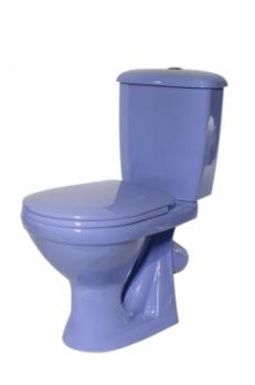 Унитаз-компакт "Суперкомпакт" сиреневый (кос, нижн, сид, арм) (Ст.Оскол)
