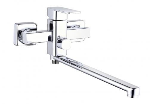 Смеситель для ванны и раковины 35к Glauf NEB7-A123 дивертор поворотный