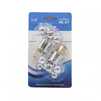 Кран-букса 1/2 кер 8*24 с маховиком КРЕСТ ML07 (блистер) MIXLINE пара