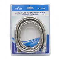 Шланг душевой 175-205 см имп/кон, EPDM, нерж.сталь, хром., растяг. MIXLINE ЛЮКС (блистер)