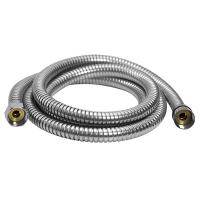 Шланг душевой 175-205 см имп/кон, EPDM, нерж.сталь, хром., растяг. MIXLINE ЛЮКС (блистер)