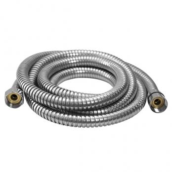 Шланг душевой 200-230 см имп/кон, EPDM, нерж.сталь, хром., растяг. MIXLINE ЛЮКС (блистер)