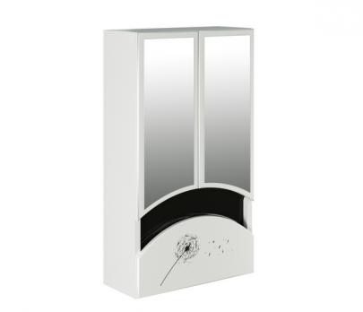 Зеркальный шкаф "РАДУГА-46" ОДУВАНЧИК белый без подсветки