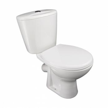 Унитаз-компакт "Универсал NEW 45" (косой, нижн, сид, кноп.арм) МОНОКОРОБ (г.Лобня)