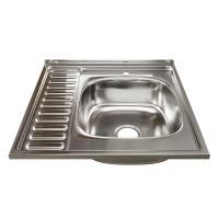 Мойка 60х60 (0,6) прав вып 3 1/2 MIXLINE 16см с сифоном