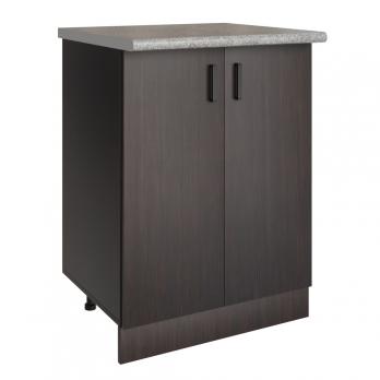 Стол разделочный 60 венге, столешница гранит пёстрый