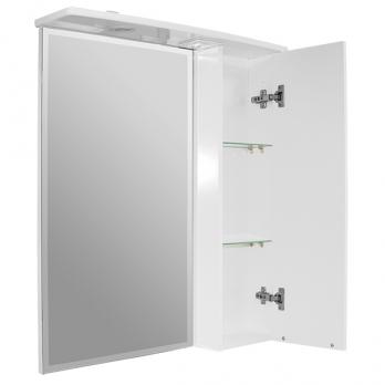 Зеркальный шкаф "КАССИОПЕЯ" правый с подсветкой(ПВХ)