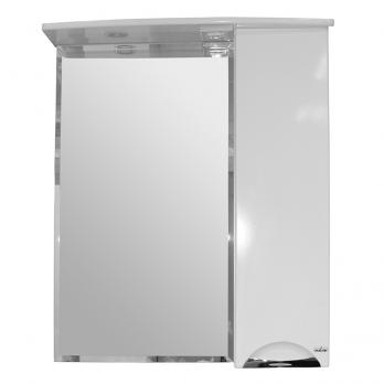 Зеркальный шкаф "КАССИОПЕЯ" правый с подсветкой(ПВХ)