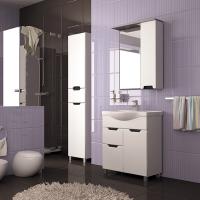 Зеркальный шкаф "ПРОМЕТЕЙ" правый с подсветкой(ПВХ)