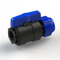 Кран шаровой обжим - вн. 25 - 3/4  ПЭ PN16 SPEKTR