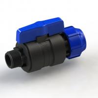 Кран шаровой обжим - наруж 25 - 3/4 ПЭ PN16 SPEKTR