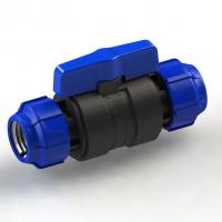 Кран шаровой обжим - обжим 25 - 25 ПЭ PN16 SPEKTR