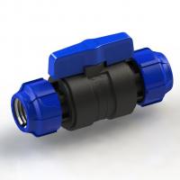 Кран шаровой обжим - обжим 32 - 32 ПЭ PN16 SPEKTR