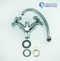 Смеситель для кухни 1/2 кер Иркутск ГП-К-24-к КРЕСТ
