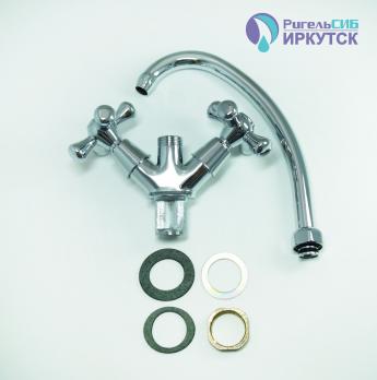 Смеситель для кухни 1/2 кер Иркутск ГП-К-24-к КРЕСТ