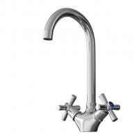 Смеситель для кухни 1/2 кер. MIXLINE ML10-032 высокий излив п/гайку (без подводки)