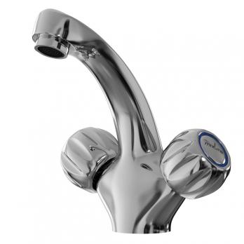 Смеситель для раковины 1/2 кер. MIXLINE ML02-04 п/шпильку (без подводки)