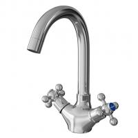 Смеситель для раковины 1/2 кер. MIXLINE ML07-04 п/шпильку (без подводки)