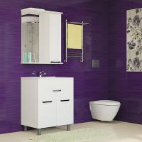 Зеркальный шкаф "ЭТЬЕН-65" правое с подсветкой (ПВХ)