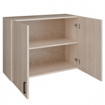 шкаф навесной кухонный 80 венге светлое (дуб млечный)