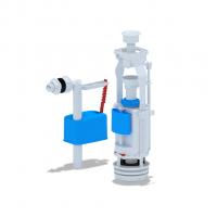 Арматура к смыв. бачку 2-ух Кноп. АНИпласт бел  бок/подв. WC3050 АНИ пласт ЭКОНОМ