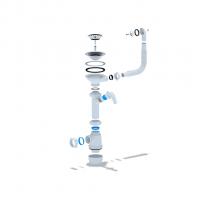 Сифон 3 1/2*40 Ani Грот с носиком, гиб. круг переливом А1042S АНИ пласт