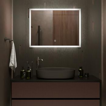 Зеркало MIXLINE "Норма" 800*600 (ШВ) сенсорный выключатель, светодиодная подсветка