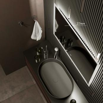 Зеркало MIXLINE "Норма" 800*600 (ШВ) сенсорный выключатель, светодиодная подсветка