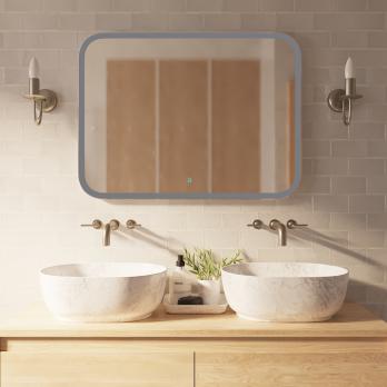 Зеркало MIXLINE "Стив" 915*685 (ШВ) сенсорный выключатель, светодиодная подсветка