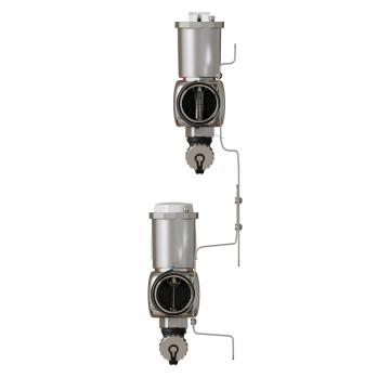 Коллекторная группа VRT® 1'' х 3/4'' (евроконус)  3 вых, авт в/отвод, c расходомерами