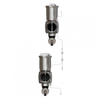 Коллекторная группа VRT® 1'' х 3/4'' (евроконус)  8 вых, авт в/отвод, c расходомерами