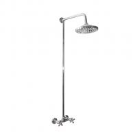 Душевая система 1/2 кер ML2408 стационарный лейка "Тропический душ" ХРОМ