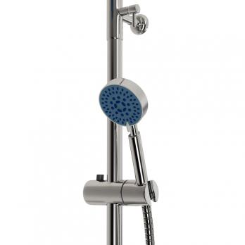 Душевая система 1/2 кер ML2419 излив лейка 1 позиция +лейка "Тропический душ" ХРОМ