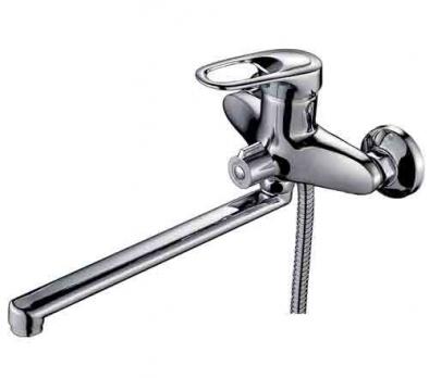 Смеситель для ванны и раковины 40к F22004 FRAP (L излив, лейка 1 реж, хром, латунь)