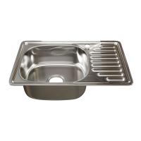 Мойка врез 66х42 (0,6) лев вып 3 1/2  MIXLINE 16см с сифоном