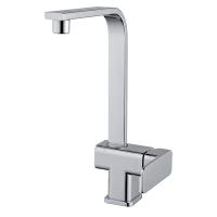 Смеситель для кухни 40к Glauf NEB4-A123 высокий излив, бок. ручка, п/шпильку