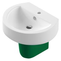 Умывальник-тюльпан "Best-55 Green" с отв c полупьедесталом (Sanita Luxe)
